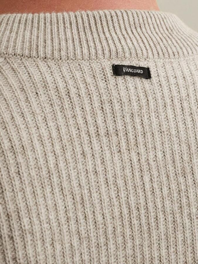 Vanguard Vest Wol Blend Beige - Foto 5