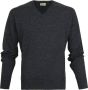 William Lockie Pullover Lamswol Antraciet V - Thumbnail 1