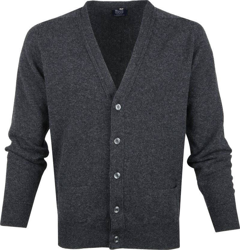 William Lockie Lamswol Vest Antraciet