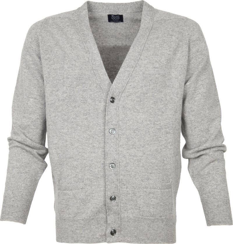 William Lockie Lamswol Vest Grijs