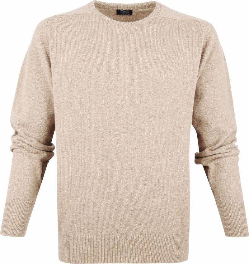 William Lockie Trui Lamswol Linen Beige