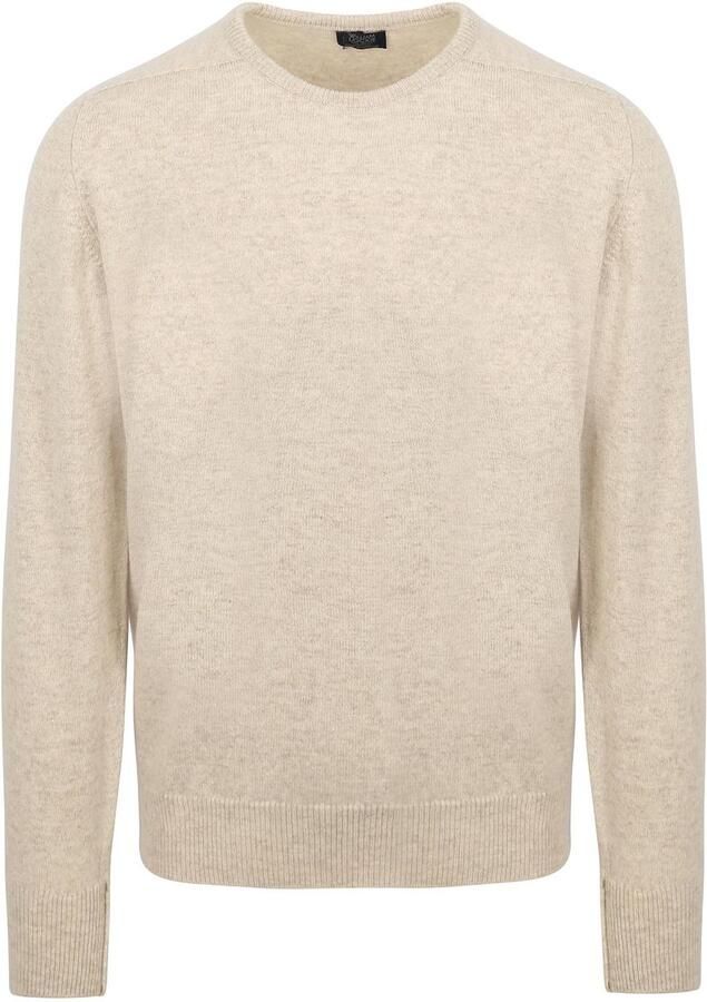 William Lockie Trui Lamswol Linen Beige