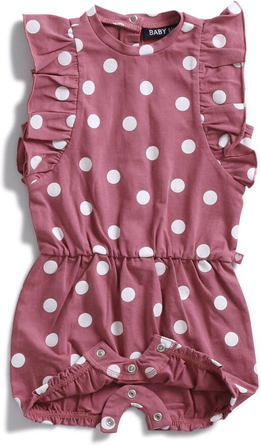 terStal Baby jumpsuit polkadot roze in maat