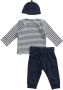 TerStal Baby set: top met broek en muts blauw in maat - Thumbnail 2