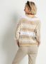 TerStal Dames ajour trui met glitters beige in maat - Thumbnail 3