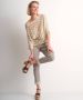 TerStal Dames ajour trui vleermuismouw beige in maat - Thumbnail 2