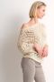 TerStal Dames ajour trui vleermuismouw beige in maat - Thumbnail 4