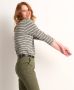 TerStal Dames basic top gestreept groen in maat - Thumbnail 3