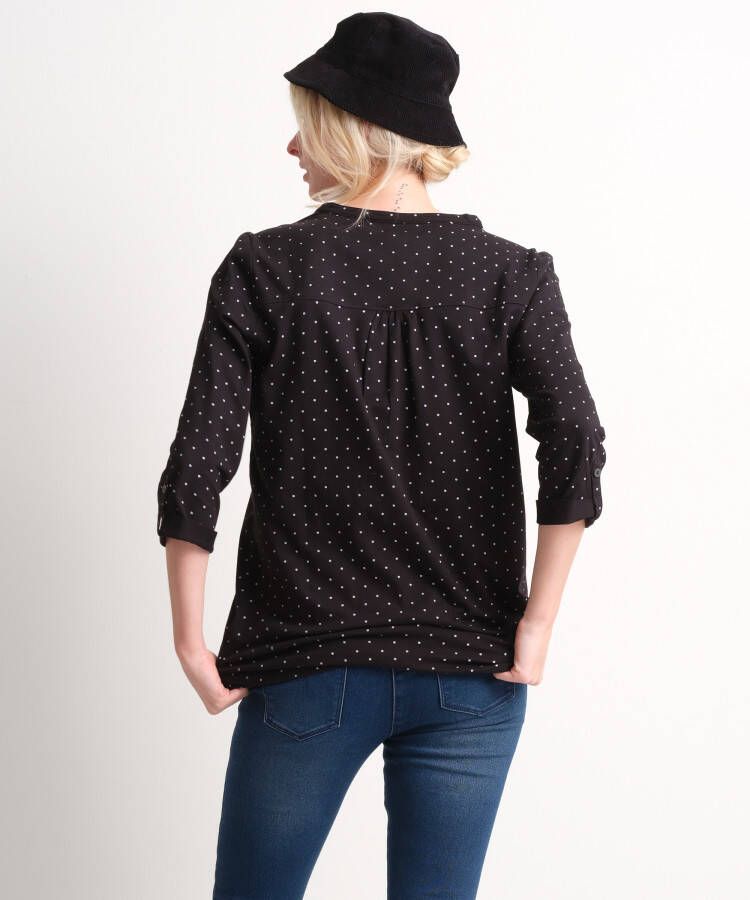 terStal Dames basic top stippen zwart in maat