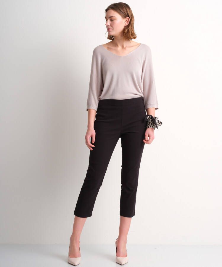 terStal Dames bengaline pantalon zwart in maat