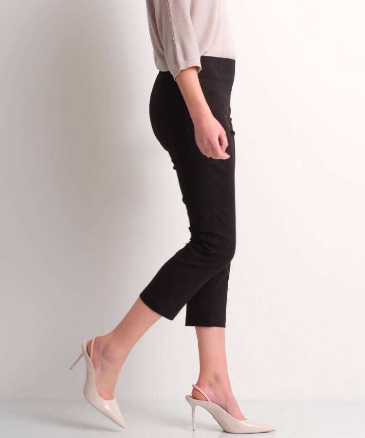 terStal Dames bengaline pantalon zwart in maat