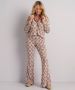 TerStal Dames blouse all-over ruitjes beige in maat - Thumbnail 2