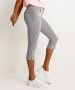 TerStal Dames capri broek gestreept wit in maat - Thumbnail 3