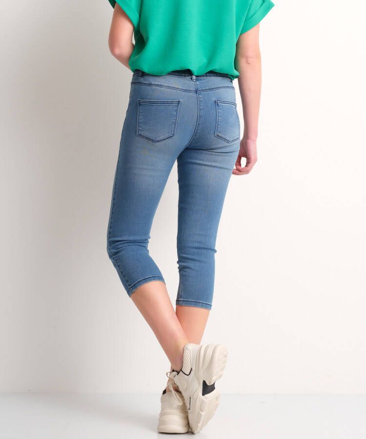terStal Dames capri tregging stretch (mid) blauw in maat