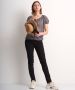 TerStal Dames chiffon blouse met elastiek zwart in maat - Thumbnail 2