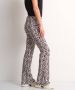 TerStal Dames flared broek geometrisch zwart in maat - Thumbnail 3