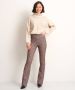 TerStal Dames flared broek grafische print zwart in maat - Thumbnail 2