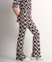 TerStal Dames flared broek scuba zwart in maat - Thumbnail 4