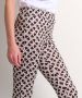 TerStal Dames flared broek trendy print zwart in maat - Thumbnail 5