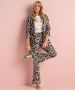 TerStal Dames flared broek zebraprint zwart in maat - Thumbnail 2