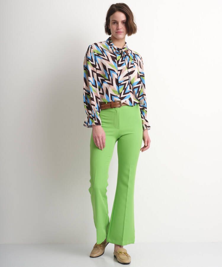 terStal Dames flared pantalon groen in maat