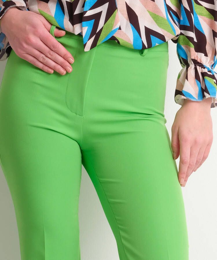 terStal Dames flared pantalon groen in maat