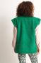 TerStal Dames groene teddy gilet groen in maat - Thumbnail 3