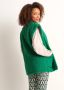 TerStal Dames groene teddy gilet groen in maat - Thumbnail 4