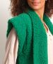 TerStal Dames groene teddy gilet groen in maat - Thumbnail 5