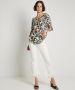 TerStal Dames ibizalook blouse zwart in maat - Thumbnail 2