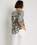 TerStal Dames ibizalook blouse zwart in maat - Thumbnail 3