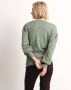 TerStal Dames jacquard nopjes trui groen in maat - Thumbnail 3