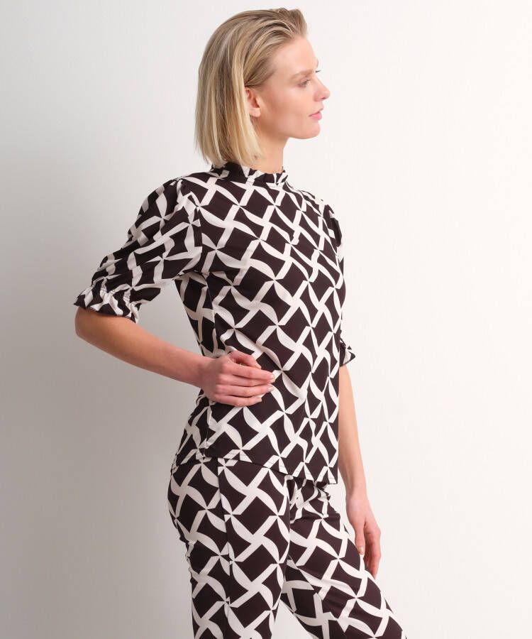 terStal Dames t-shirt travellook zwart in maat