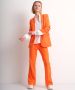 TerStal Dames oranje flared pantalon oranje in maat - Thumbnail 2