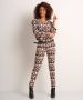 TerStal Dames pantalon driehoeksprint beige in maat - Thumbnail 2
