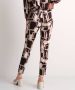 TerStal Dames pantalon met abstracte print zwart in maat - Thumbnail 3
