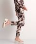 TerStal Dames pantalon met abstracte print zwart in maat - Thumbnail 4
