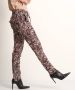TerStal Dames pantalon met bladprint zwart in maat - Thumbnail 4