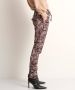 TerStal Dames pantalon met bladprint zwart in maat - Thumbnail 5