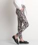 TerStal Dames pantalon zebraprint zwart in maat - Thumbnail 4