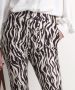 TerStal Dames pantalon zebraprint zwart in maat - Thumbnail 5