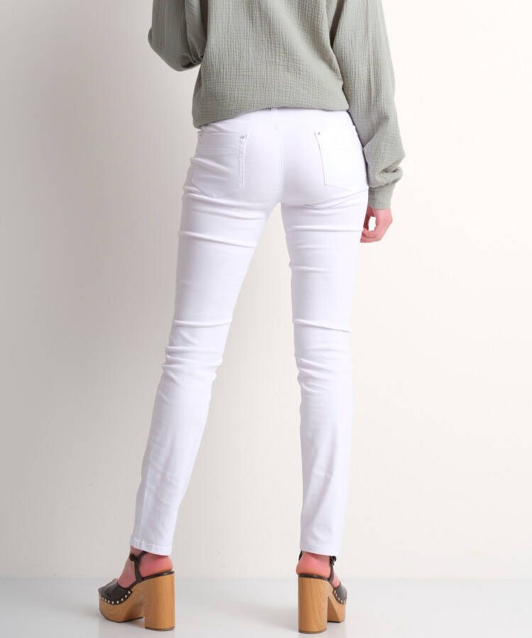terStal Dames regular fit broek twill stretch wit in maat