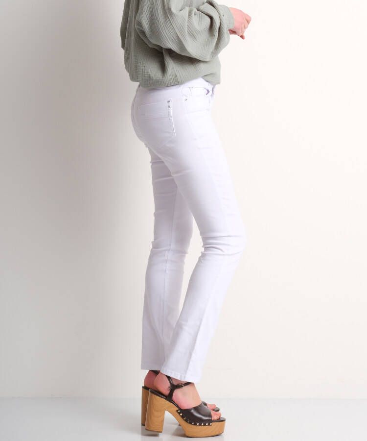 terStal Dames regular fit broek twill stretch wit in maat