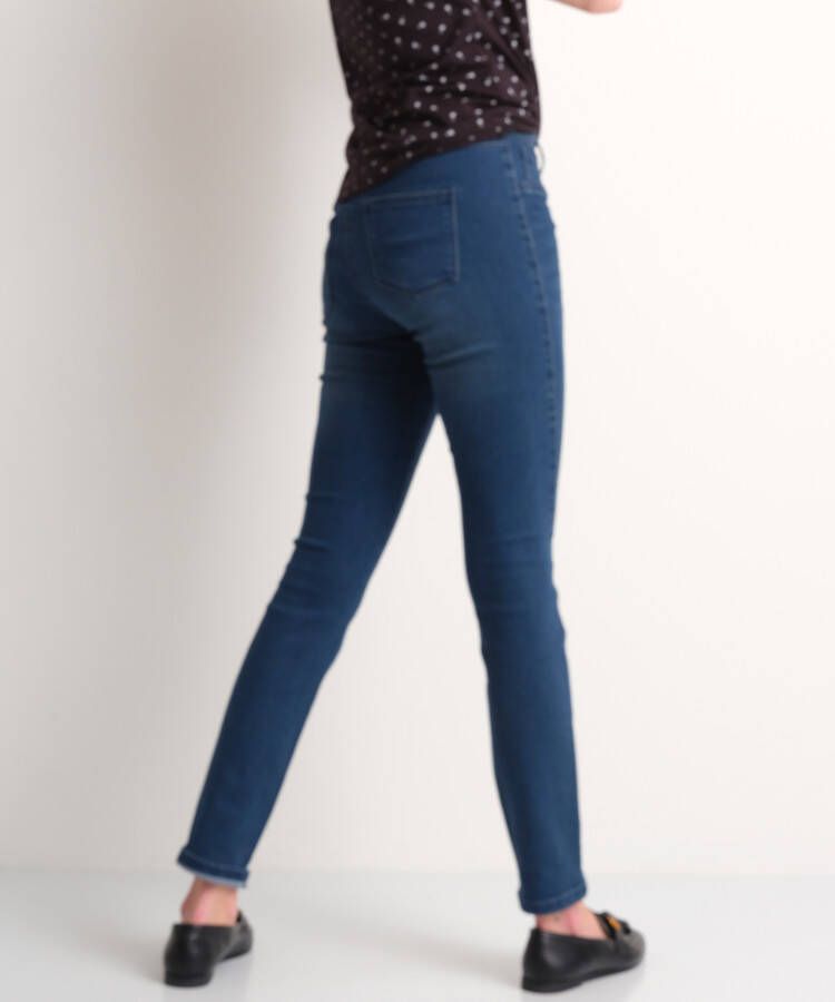 terStal Dames slim fit tregging stretch (donker) blauw in maat