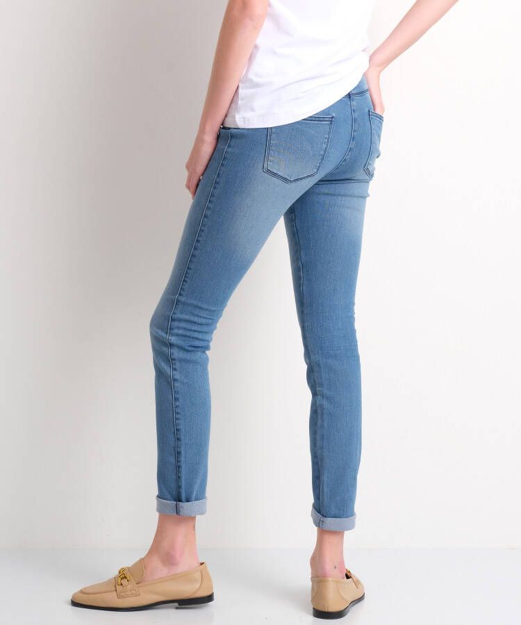 terStal Dames slim fit tregging stretch (mid) blauw in maat