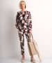 TerStal Dames top abstracte print zwart in maat - Thumbnail 2