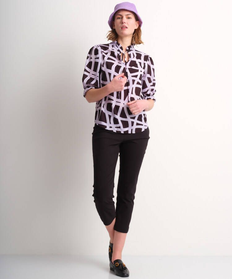terStal Dames t-shirt pofmouw roze in maat