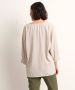 TerStal Dames top met knoop en ketting beige in maat - Thumbnail 3