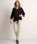 TerStal Dames top met knoop en ketting zwart in maat - Thumbnail 2