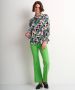 TerStal Dames top met strikkraag zwart in maat - Thumbnail 2